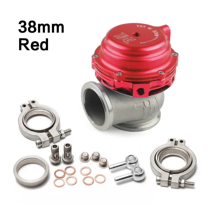 Universal 38mm External Wastegate V-Band Flanged Turbo Waste Gate For Supercharge Turbo Manifold With Logo 38mm Wastegate