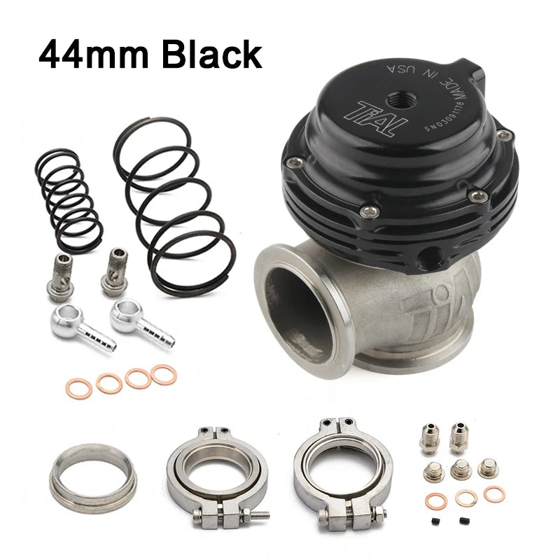 Water Cooler 44mm Wastegate External Turbo With Flange Hardware MV-R Water Cooled With Logo Red Blue Black
