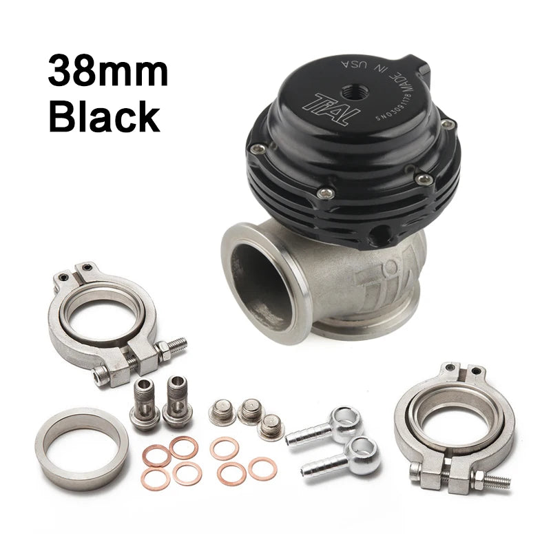 Universal 38mm External Wastegate V-Band Flanged Turbo Waste Gate For Supercharge Turbo Manifold With Logo 38mm Wastegate