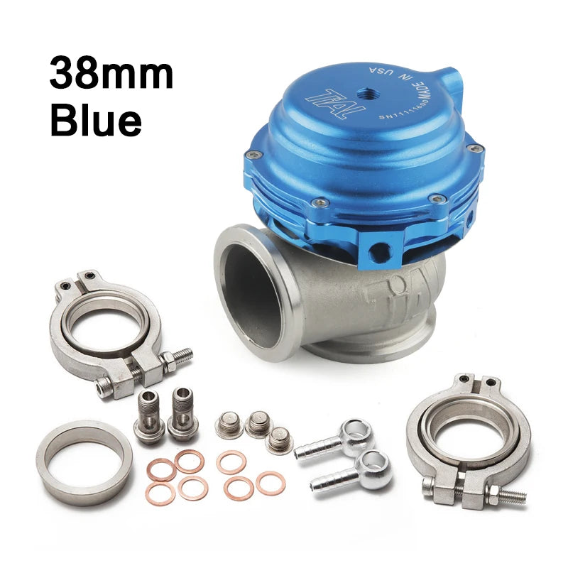 Universal 38mm External Wastegate V-Band Flanged Turbo Waste Gate For Supercharge Turbo Manifold With Logo 38mm Wastegate