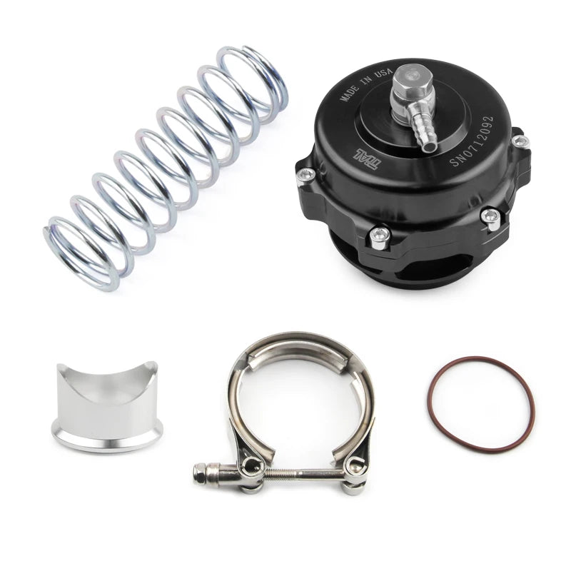 Universal Jdm 50mm V Band Blow Off Valve BOV Q Typer w/ Weld On Aluminum Flange Flange with logo TKBOV001B50