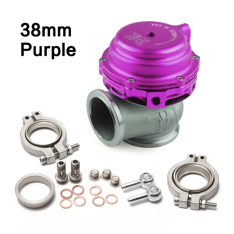 Universal 38mm External Wastegate V-Band Flanged Turbo Waste Gate For Supercharge Turbo Manifold With Logo 38mm Wastegate