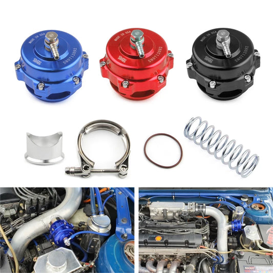 Universal Jdm 50mm V Band Blow Off Valve BOV Q Typer w/ Weld On Aluminum Flange Flange with logo TKBOV001B50