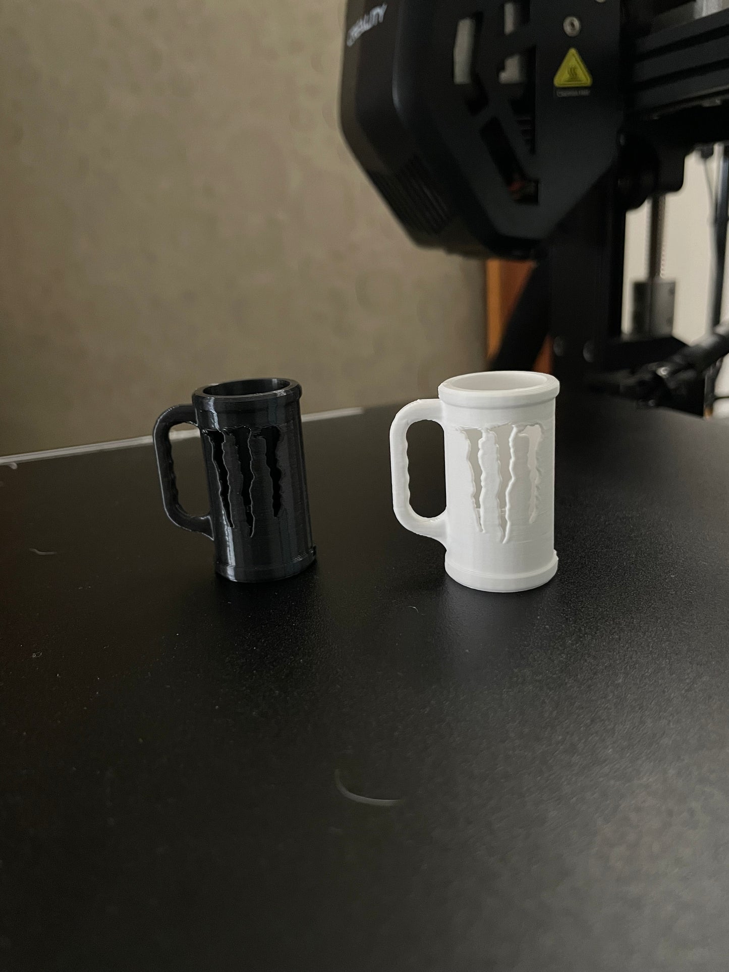 Monster mug keychain