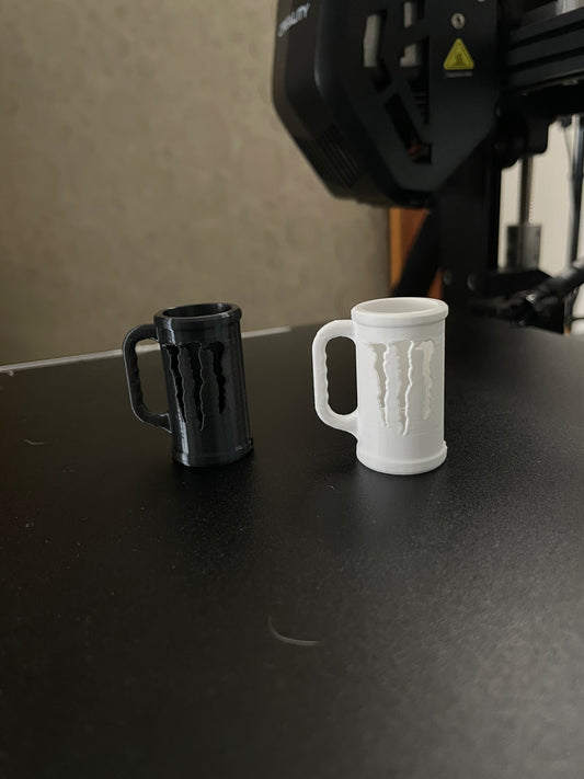 Monster mug keychain